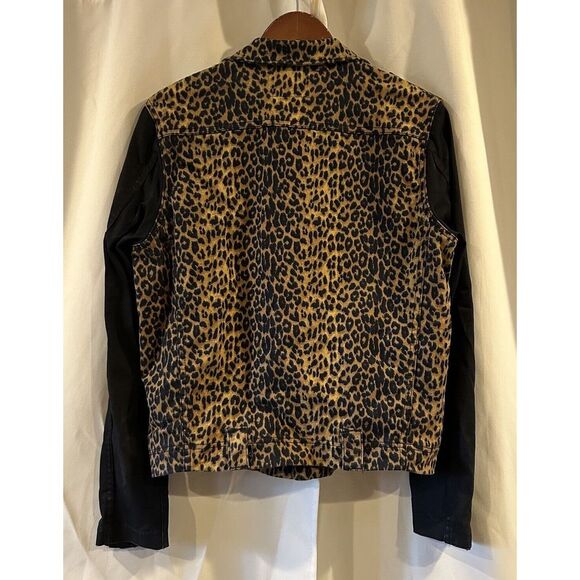 Lip Service Cheeta Print Grunge Jacket Size Large - Picture 4 of 8
